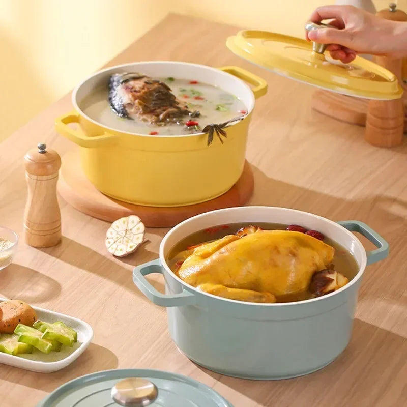 Luma Pot - Enameled Steel Braiser
