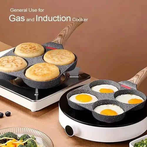 Four-hole Frying Pan