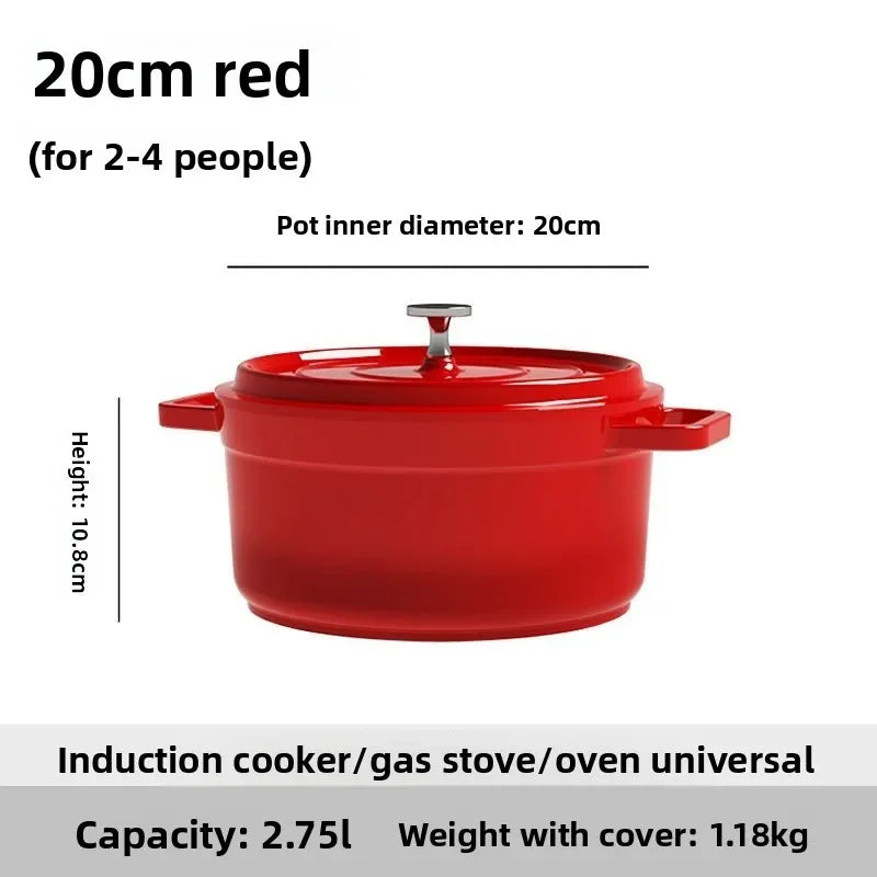 Luma Pot - Enameled Steel Braiser