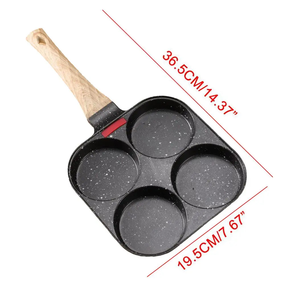 Four-hole Frying Pan