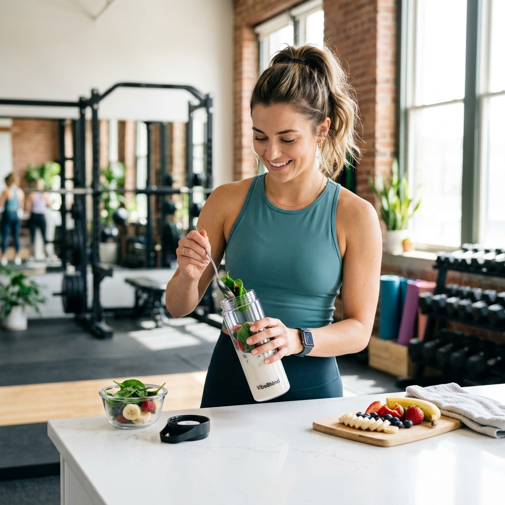 NaijaHome BlendJet Mini - lifestyle gym shot