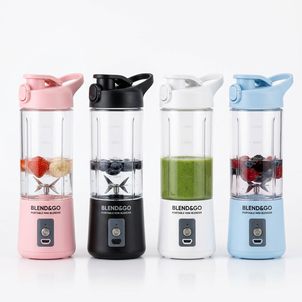 NaijaHome BlendJet Mini - all 4 color variants