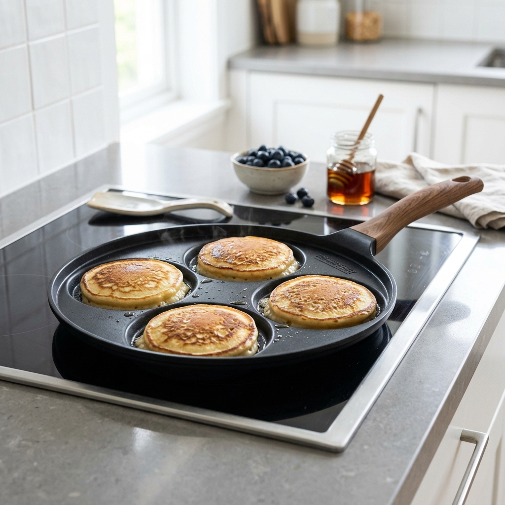 NaijaHome Four Hole Frying Pan - pancakes